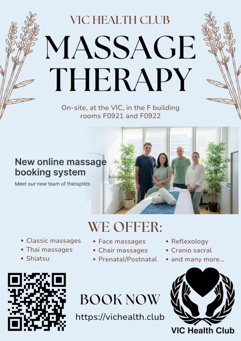 Massage Therapy (VIC Health Club)